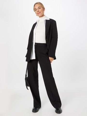 modström Wide leg Pantalon 'Anker' in Zwart