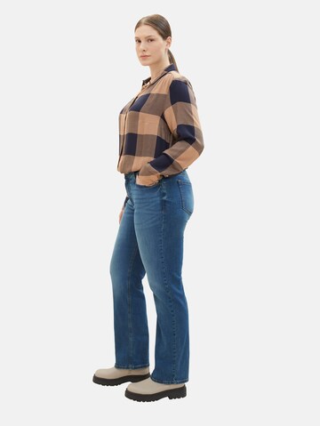 Regular Jeans de la Tom Tailor Women + pe albastru