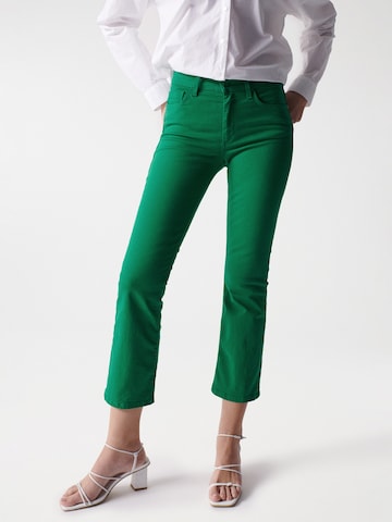 Salsa Jeans Flared Jeans in Green: front