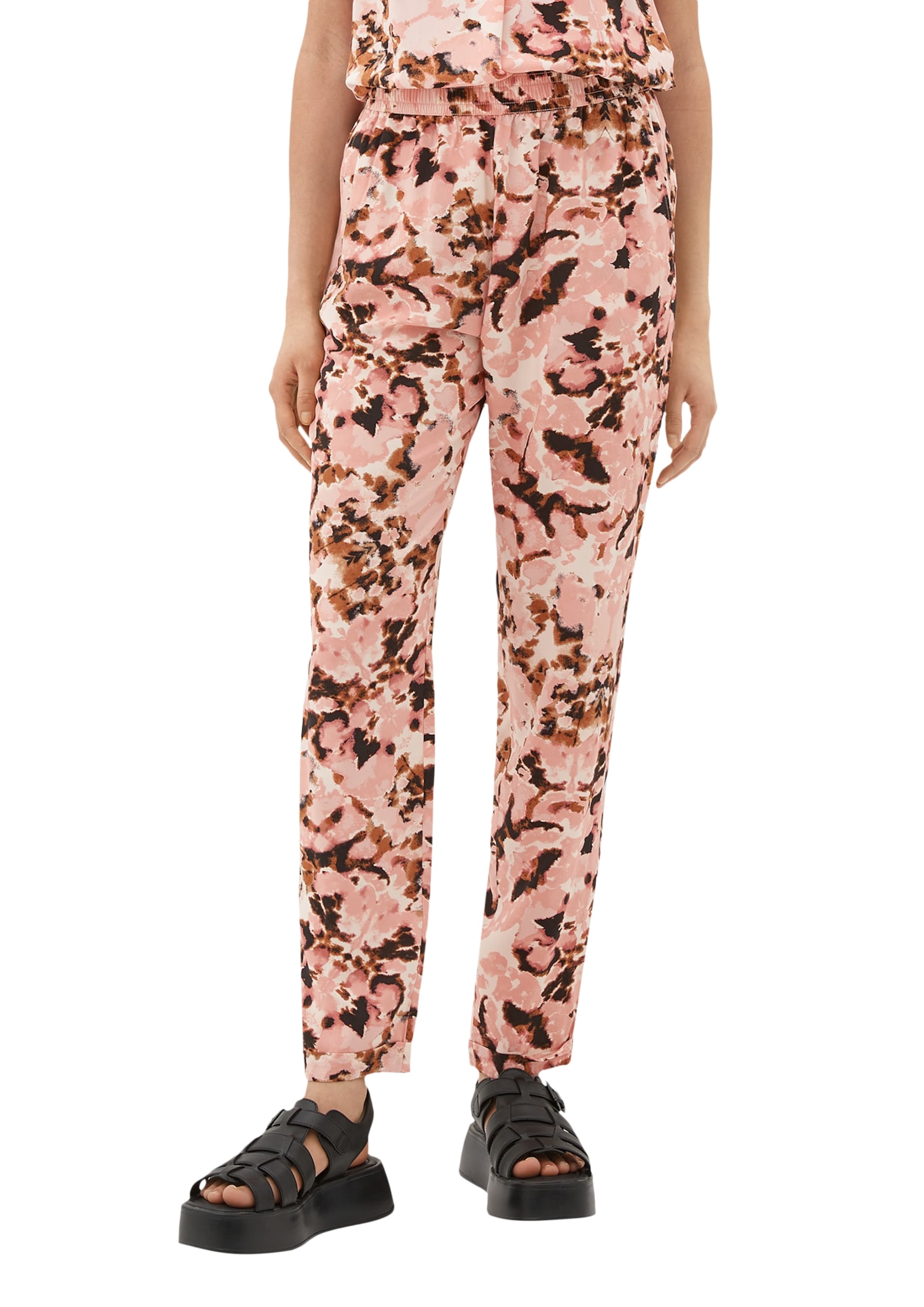 QS Tapered Hose in Mischfarben: Vorderseite