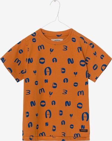 A Monday in Copenhagen T-Shirt 'Oscar' in Orange: predná strana