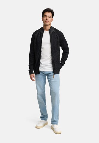 INDICODE JEANS Knit cardigan 'INMassum' in Black