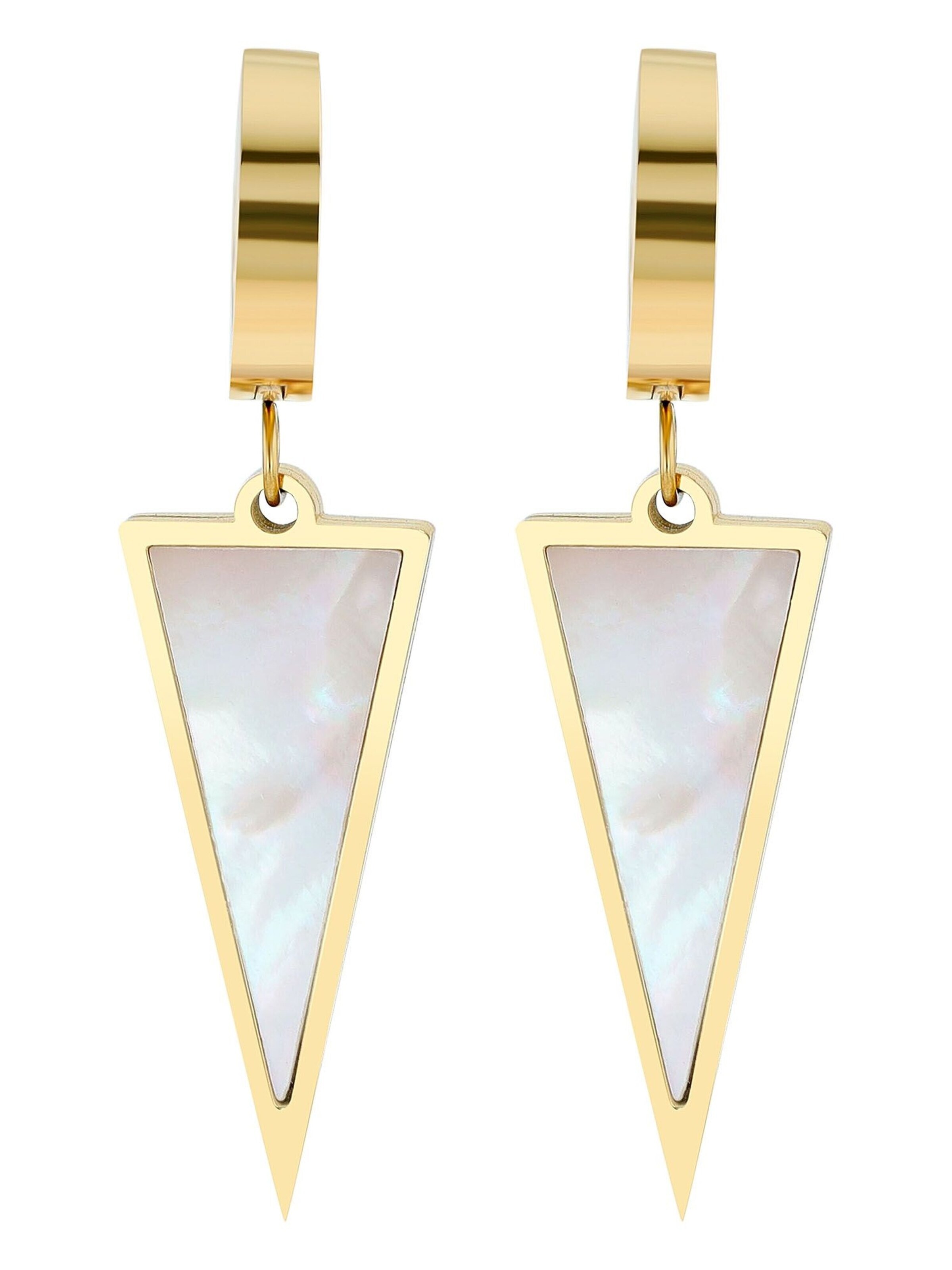 Akzent Earrings 'Faris, langlebig' in Gold: front