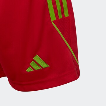 ADIDAS PERFORMANCE Regular Workout Pants 'Tiro 23 League' in Red