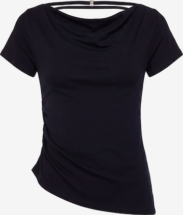 faina - Camiseta en negro: frente