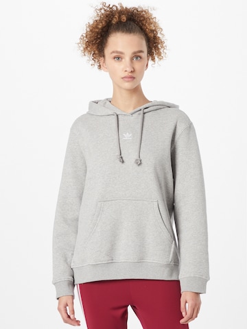 ADIDAS ORIGINALS Sweatshirt 'Adicolor Essentials Fleece' in Grau: predná strana