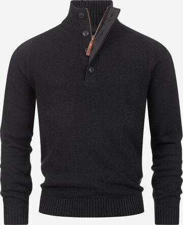 Pull-over INDICODE JEANS en noir : devant