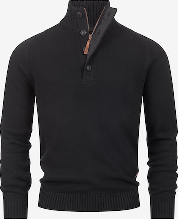 INDICODE JEANS Sweater in Black: front