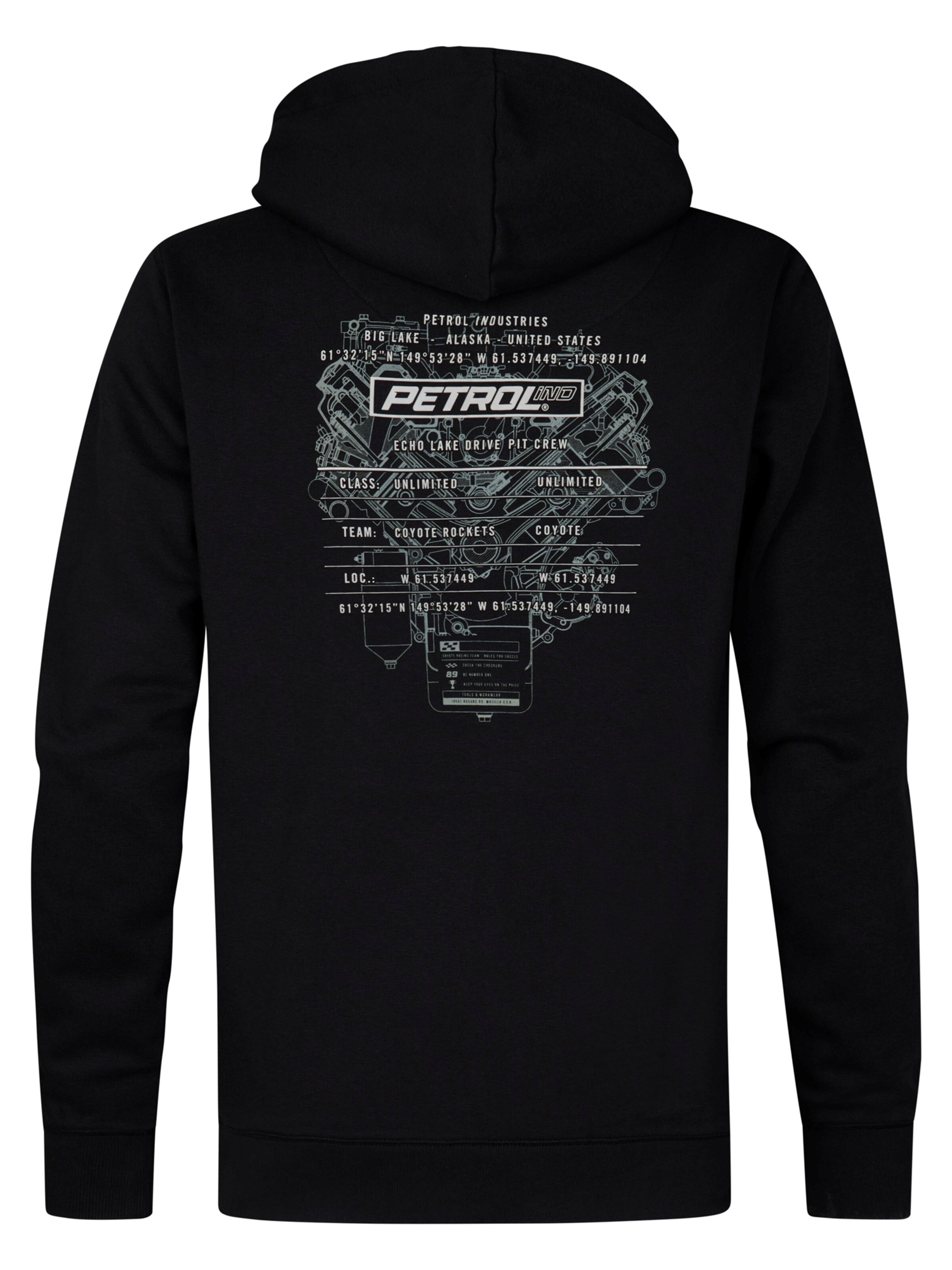 Petrol Industries Sweatshirt in Black