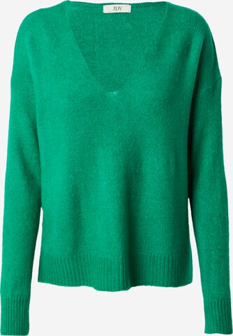 JDY Sweater 'ELANORA' in Green: front