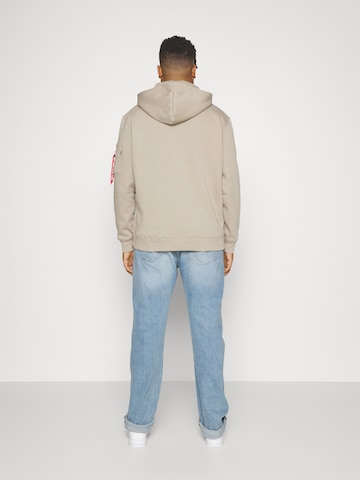 smėlio ALPHA INDUSTRIES Megztinis be užsegimo