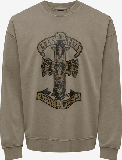 Only & Sons Sweatshirt in Olive / Black, Item view