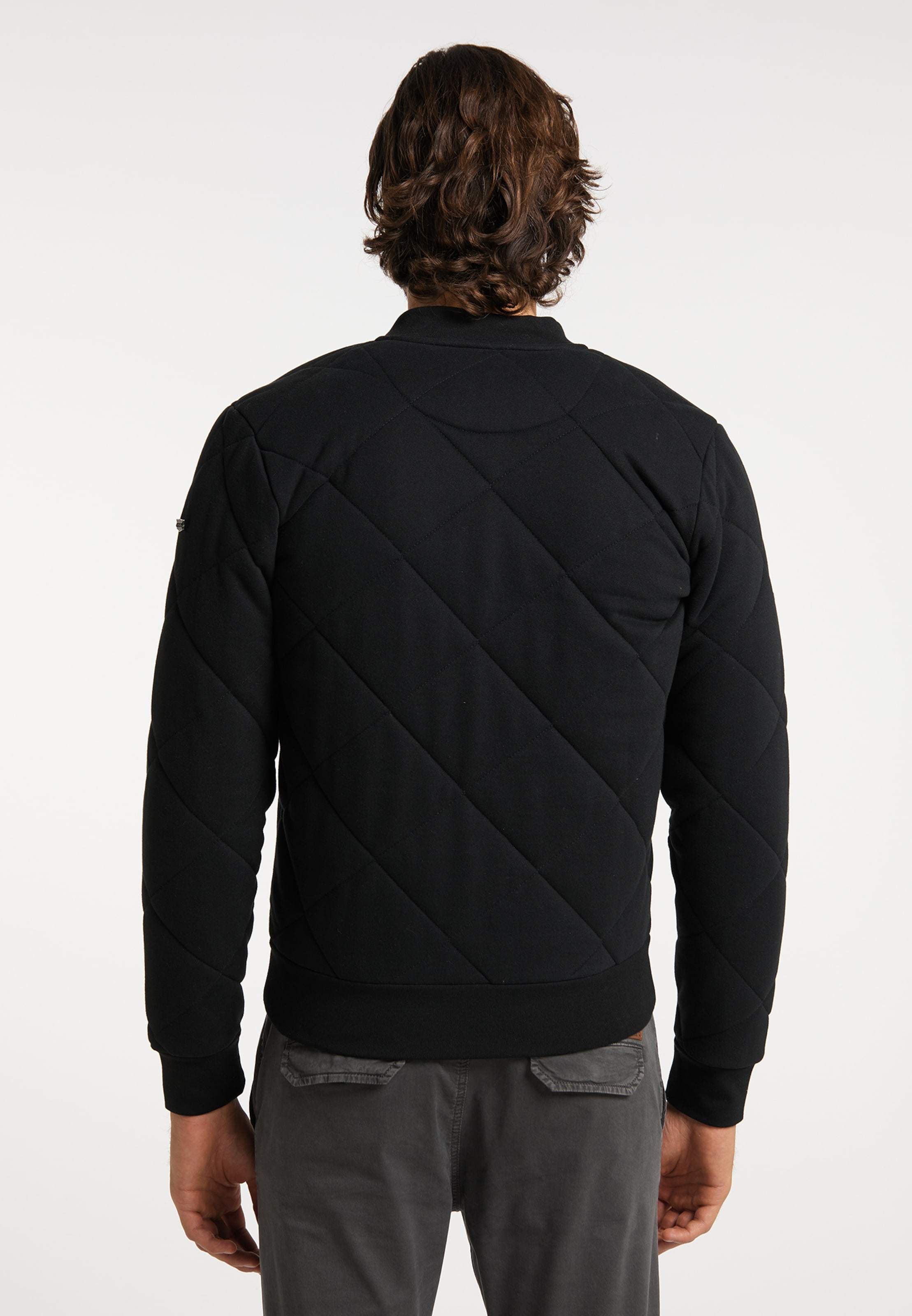 Männer Sweat DreiMaster Vintage Sweatjacke in Schwarz - OY64108 Männer Sweat DreiMaster Vintage Sweatjacke in Schwarz - OY64108