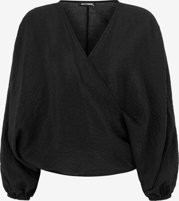 NOCTURNE Blouse in Zwart: voorkant