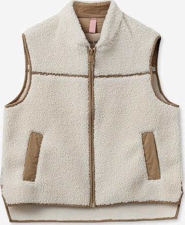 Gilet MOS MOSH en beige : devant