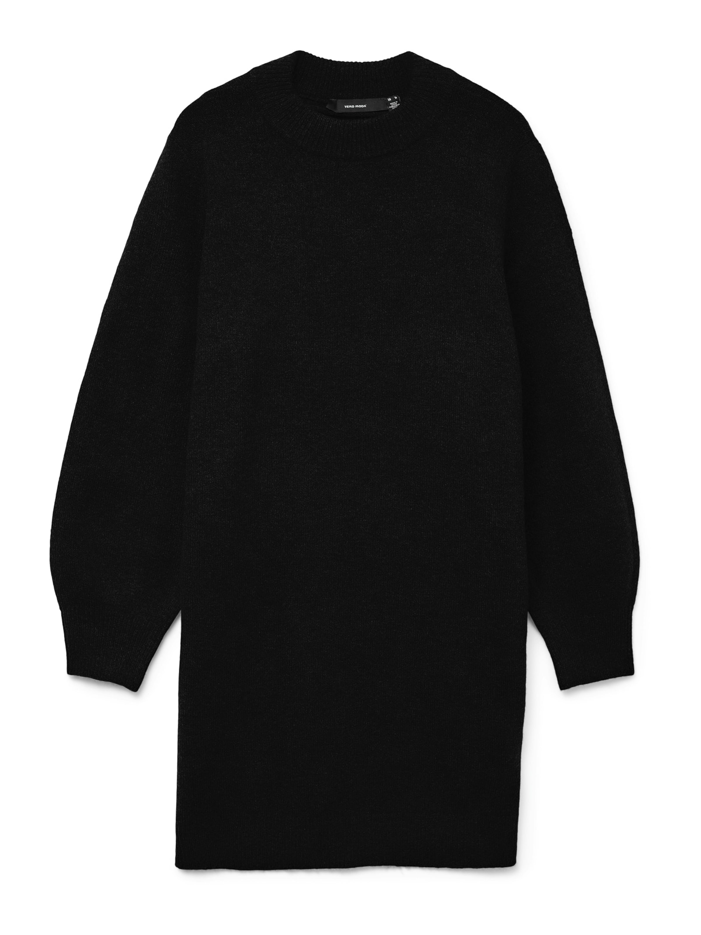 VERO MODA Gebreide jurk 'BESTI' in Zwart: voorkant