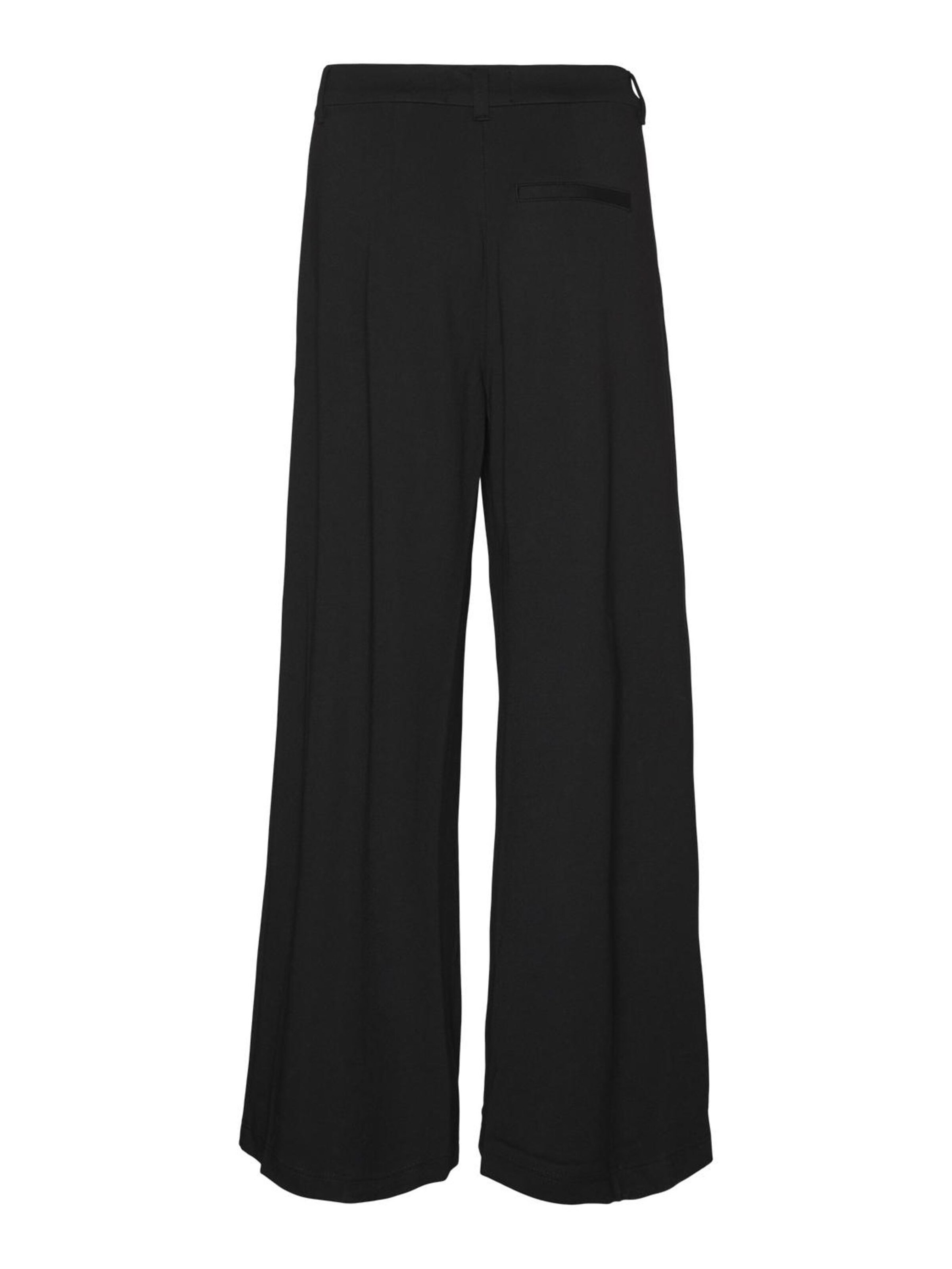 VERO MODA Wide leg Broek 'MADISON' in Zwart