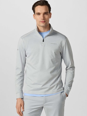 Hackett London Sweatshirt in Grijs: voorkant