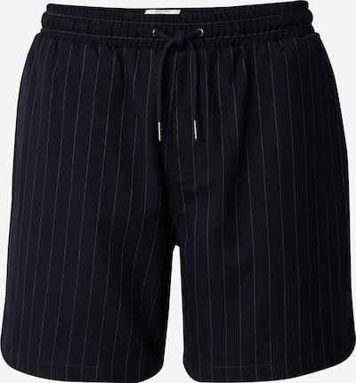 DAN FOX APPAREL Pants 'Ian' in marine blue / White, Item view