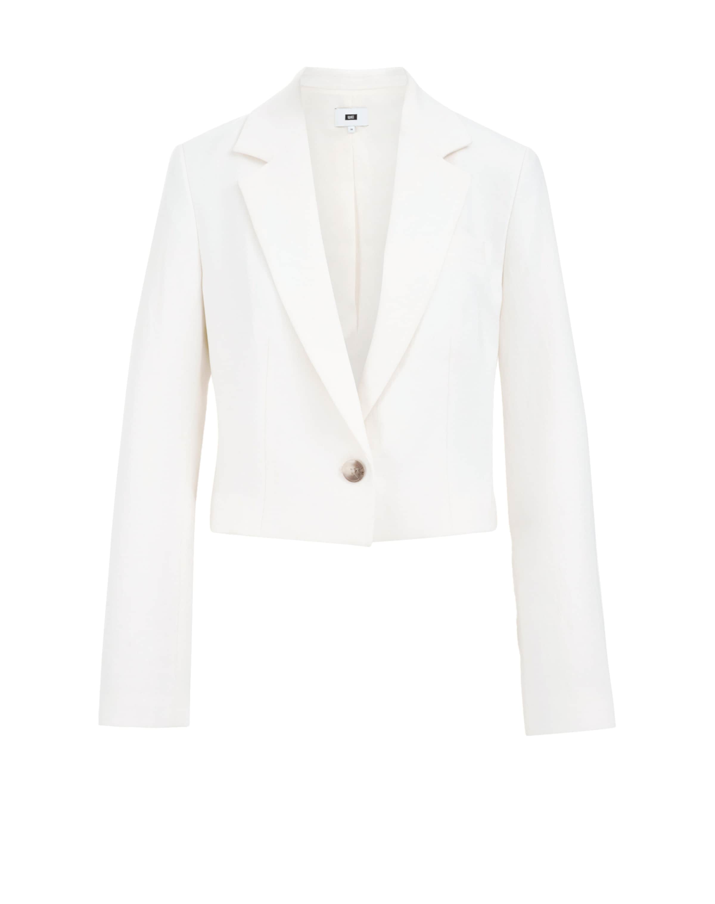 WE Fashion - Blazer em branco: frente