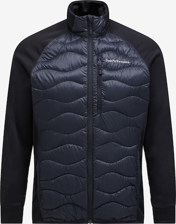 PEAK PERFORMANCE Outdoor Jacket in Black: front
