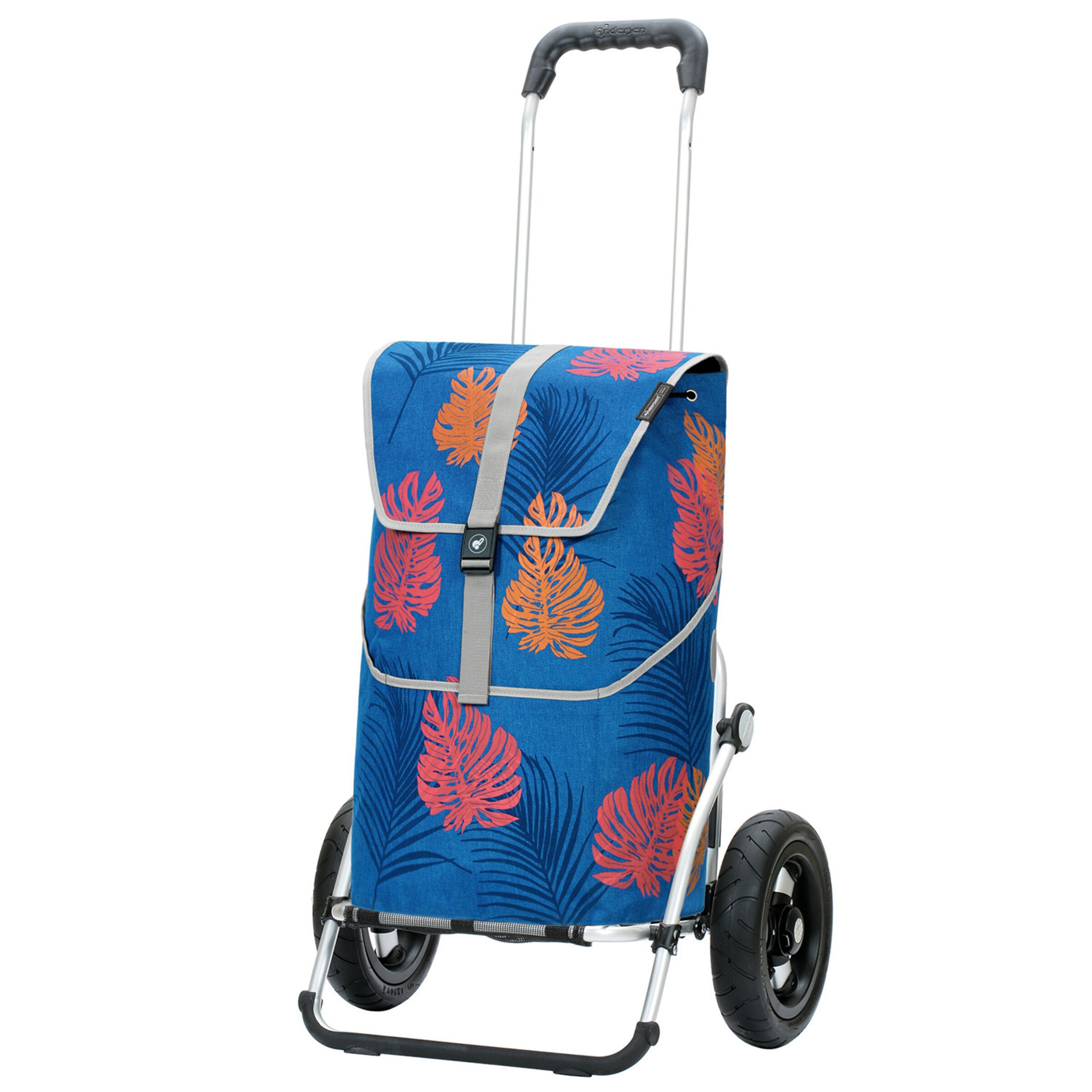 Andersen Shopper Trolley 'Lotta' in Blau: Vorderseite