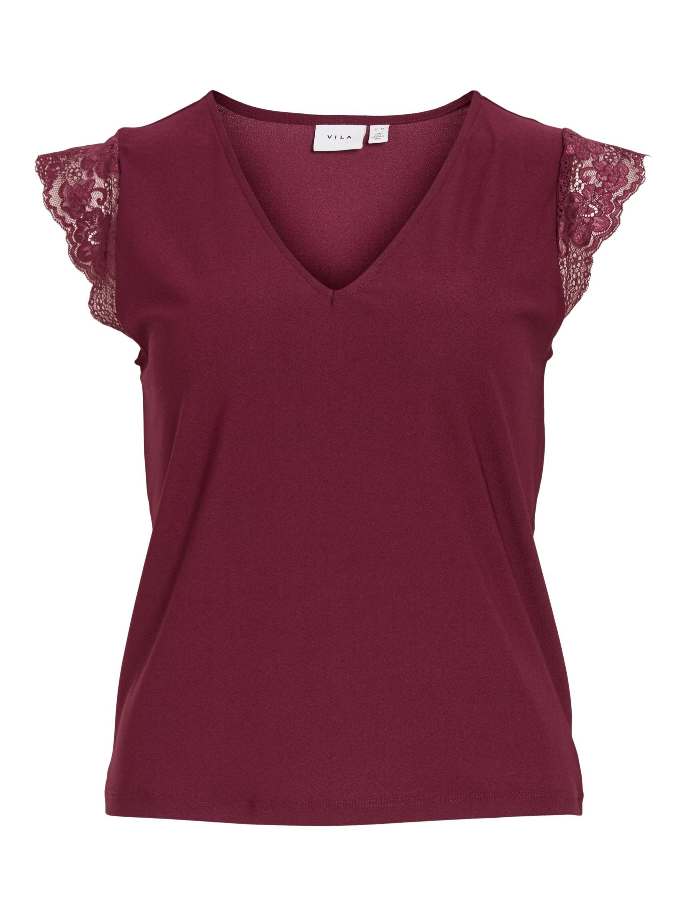 Chemisier 'VITrav' VILA en rouge : devant