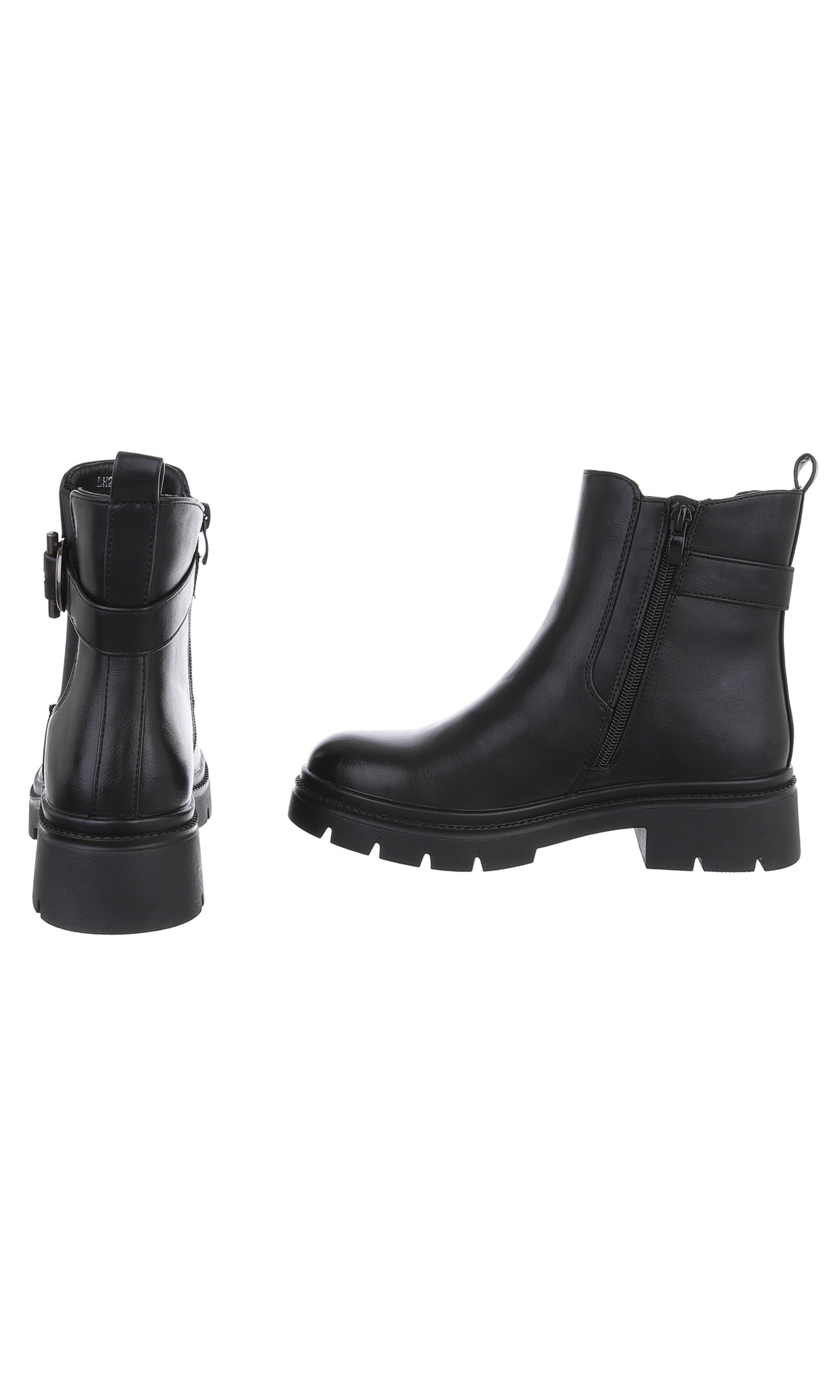 Ital-Design Ankle Boots in Black
