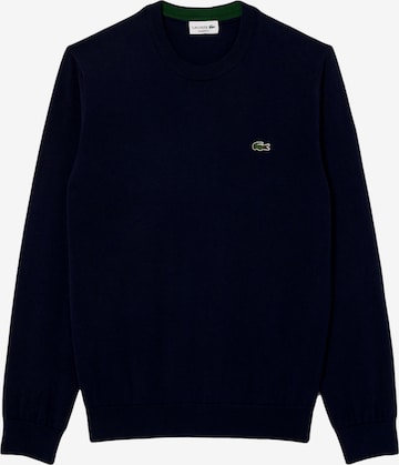 Felpa di LACOSTE in nero: frontale