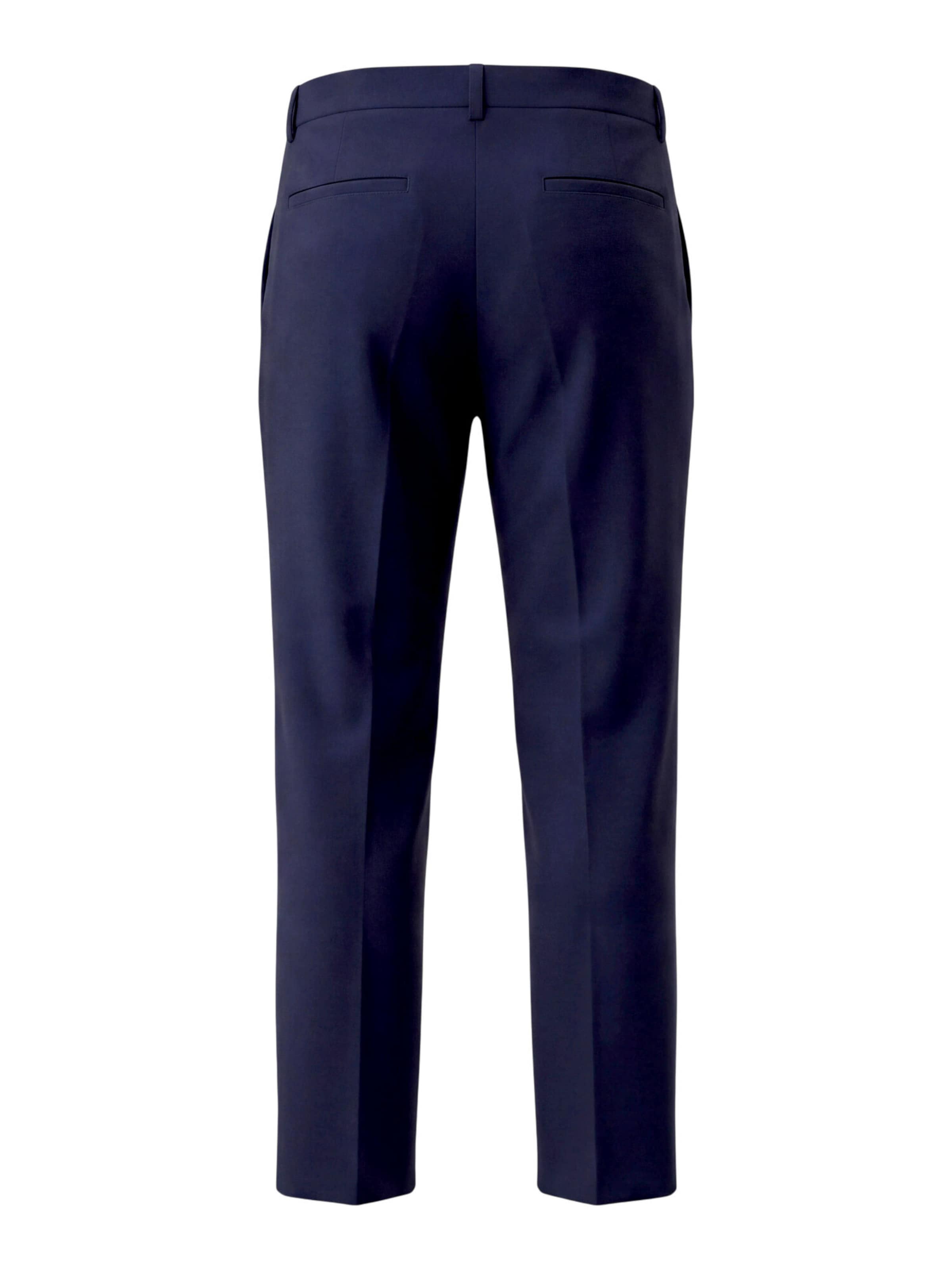 Loosefit Pantaloni con piega frontale di zero in blu