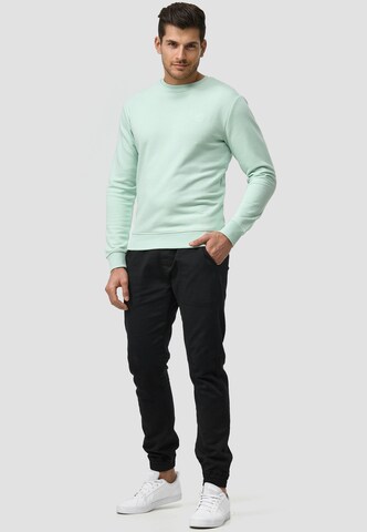 INDICODE JEANS Sweatshirt 'Holt' in Groen