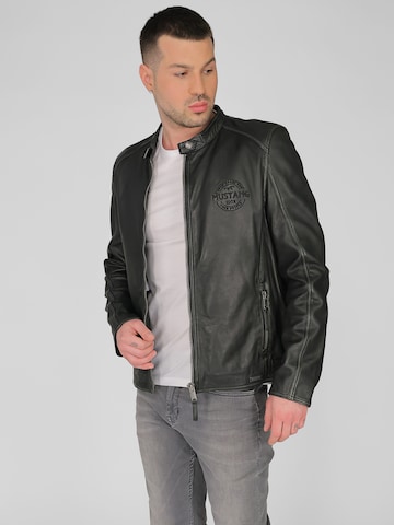 MUSTANG Lederjacke ' 31021308 ' in Schwarz: predná strana