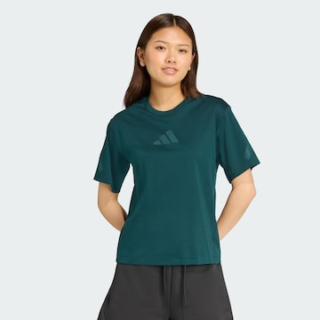 T-shirt fonctionnel 'Z.N.E.' ADIDAS SPORTSWEAR en vert : devant