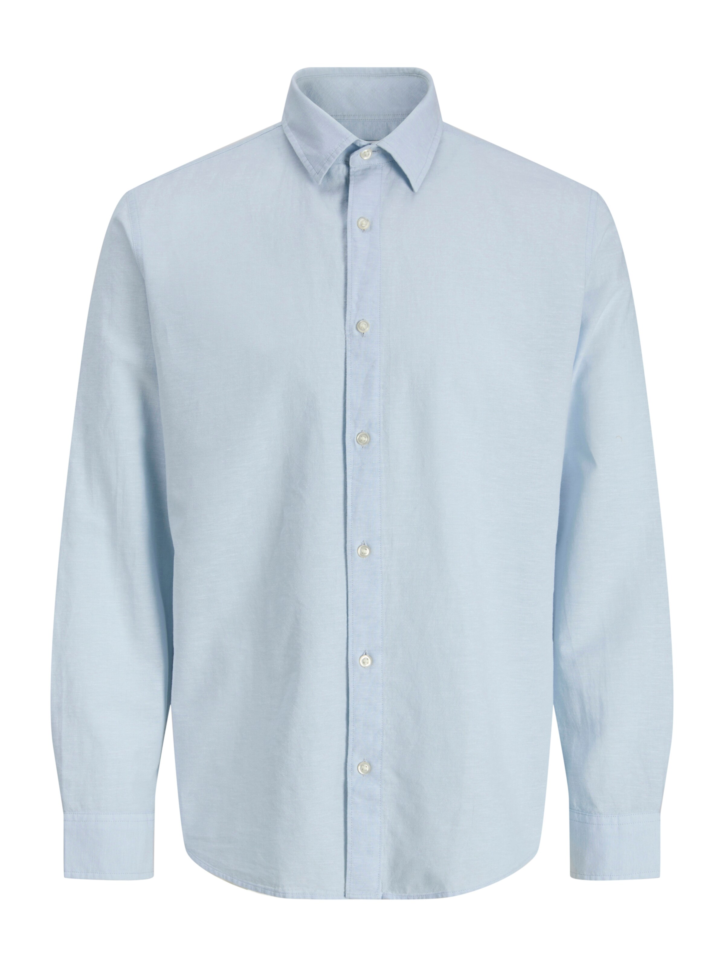 Jack & Jones Plus - Ajuste regular Camisa 'JJEBreeze' en azul: frente