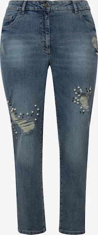 Angel of Style Slimfit Jeans in Blauw: voorkant