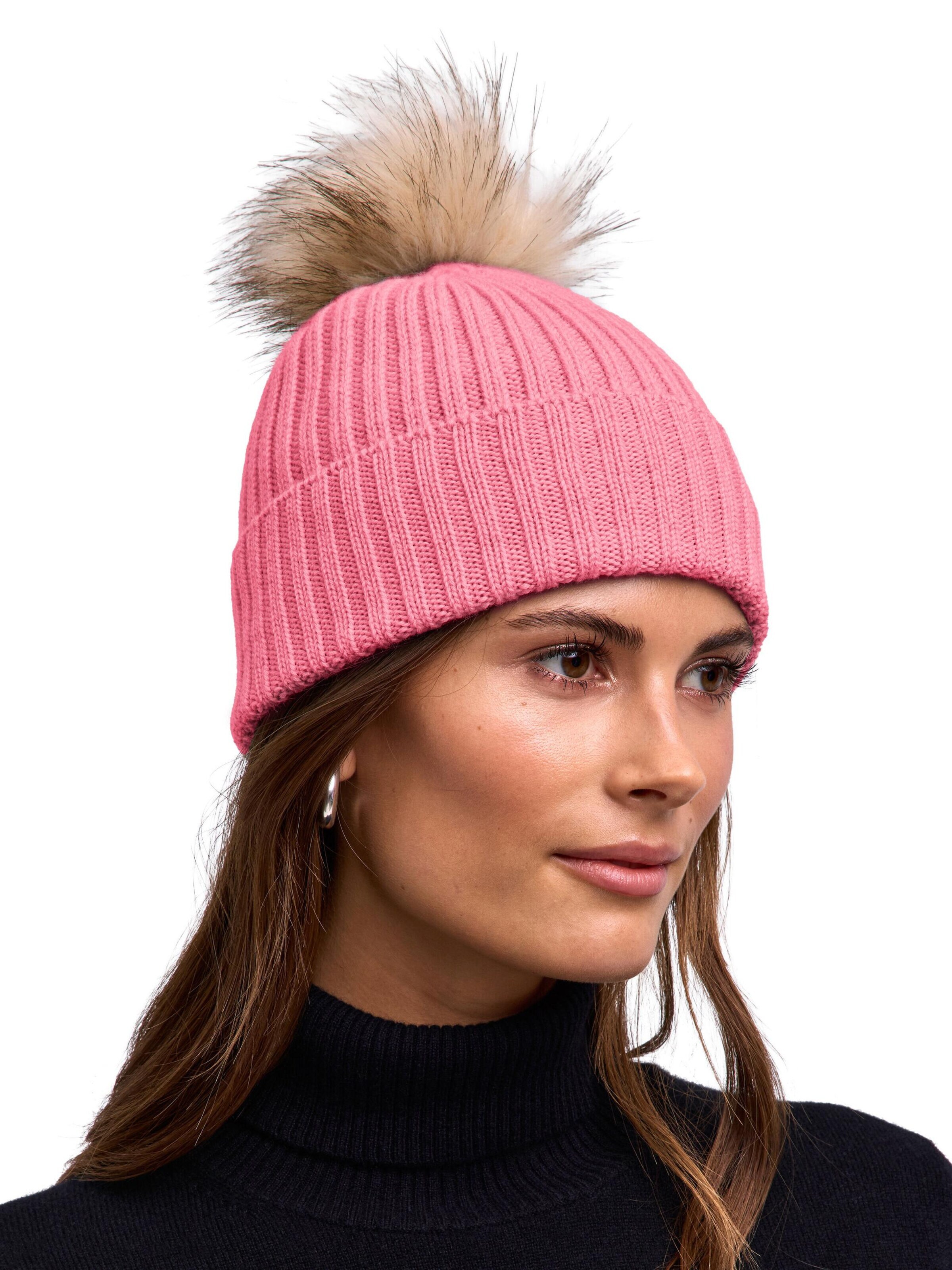 FALKE Beanie in Pink: front