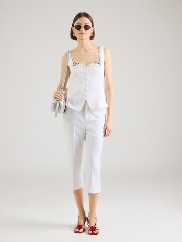 Camicia da donna di Abercrombie & Fitch in bianco