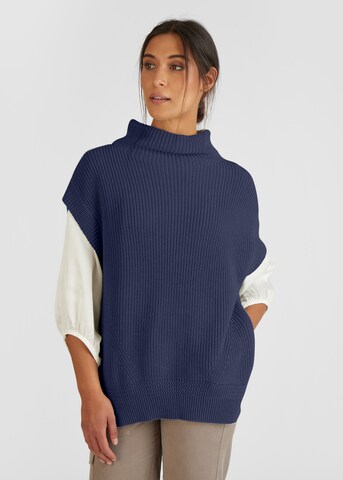 eve in paradise Sweater 'Cleo' in Blue: front