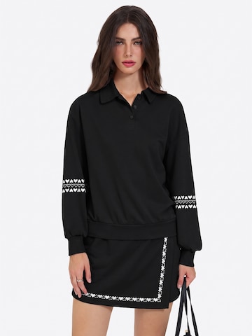 Tenue d'intérieur Imily Bela en noir : devant