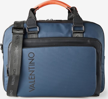 VALENTINO Document bag 'Dragonhawk' in Blue: front