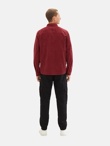 TOM TAILOR Comfort Fit Hemd in Rot