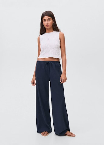 MANGO TEEN Wide Leg Hose 'Fresh' in Blau