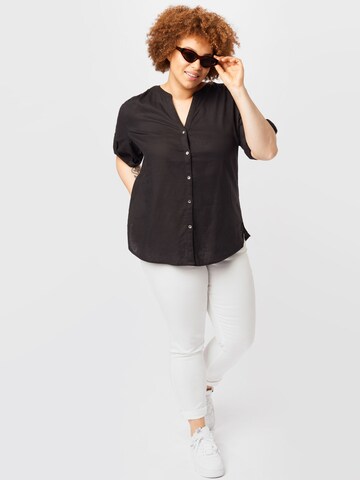 Tom Tailor Women + Bluse in Schwarz