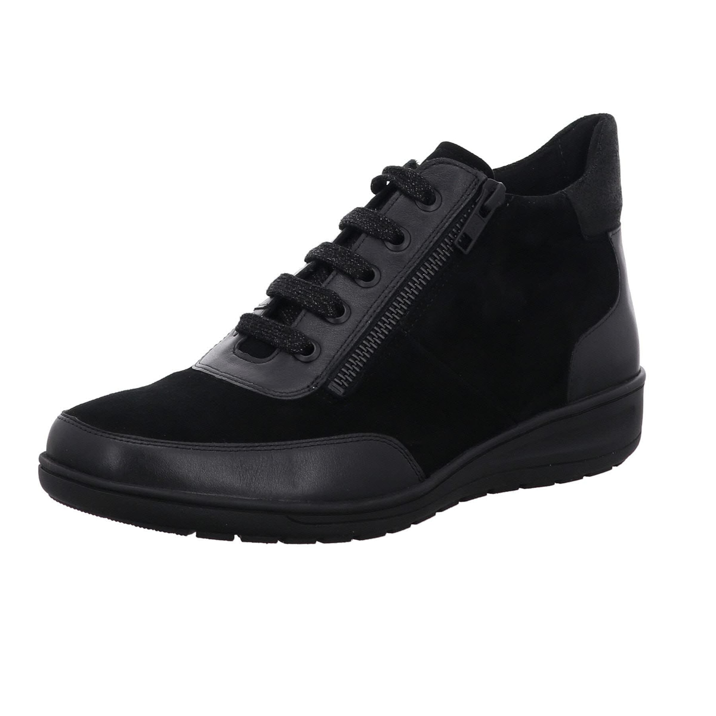 SOLIDUS Schnürschuh 'Kate' in Schwarz: Vorderseite