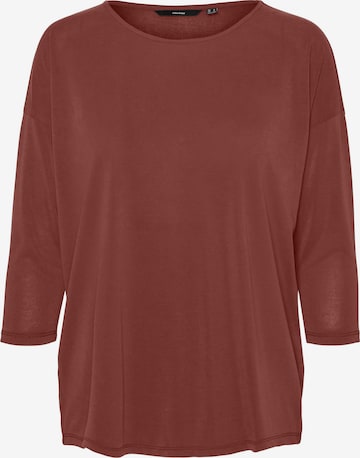 VERO MODA Shirt 'Filli' in Brown: front