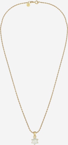 ELLI PREMIUM Halskette Edelsteinkette in Gold