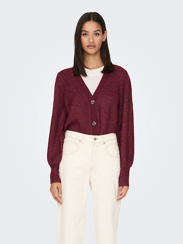 Cardigan JDY en rouge : devant