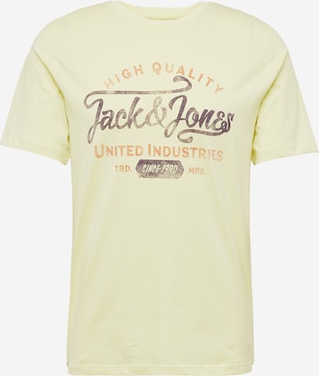 JACK & JONES Tričko 'LOUIE' – zelená: přední strana