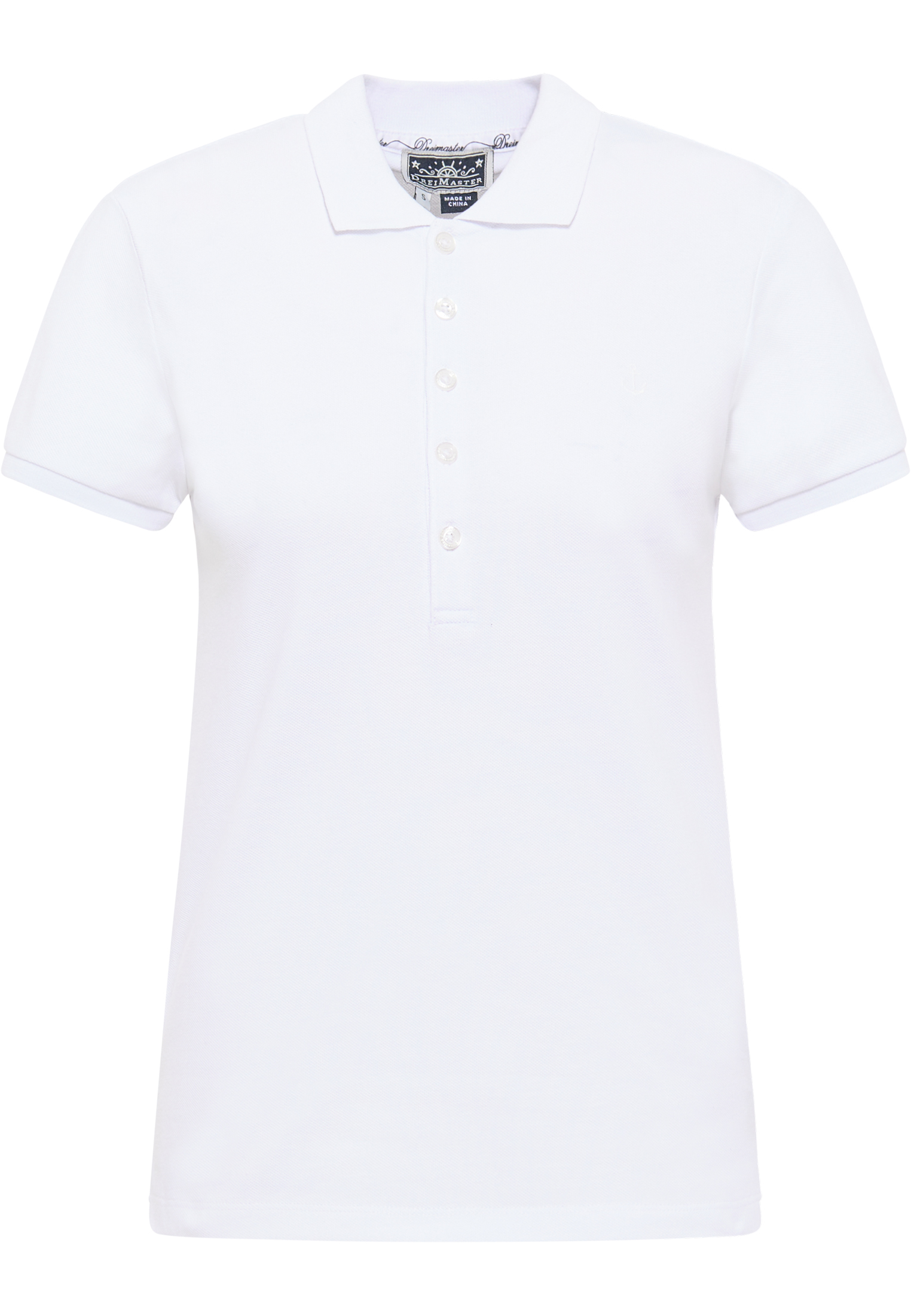 bvAif Abbigliamento DreiMaster Maritim Maglietta in Bianco 
