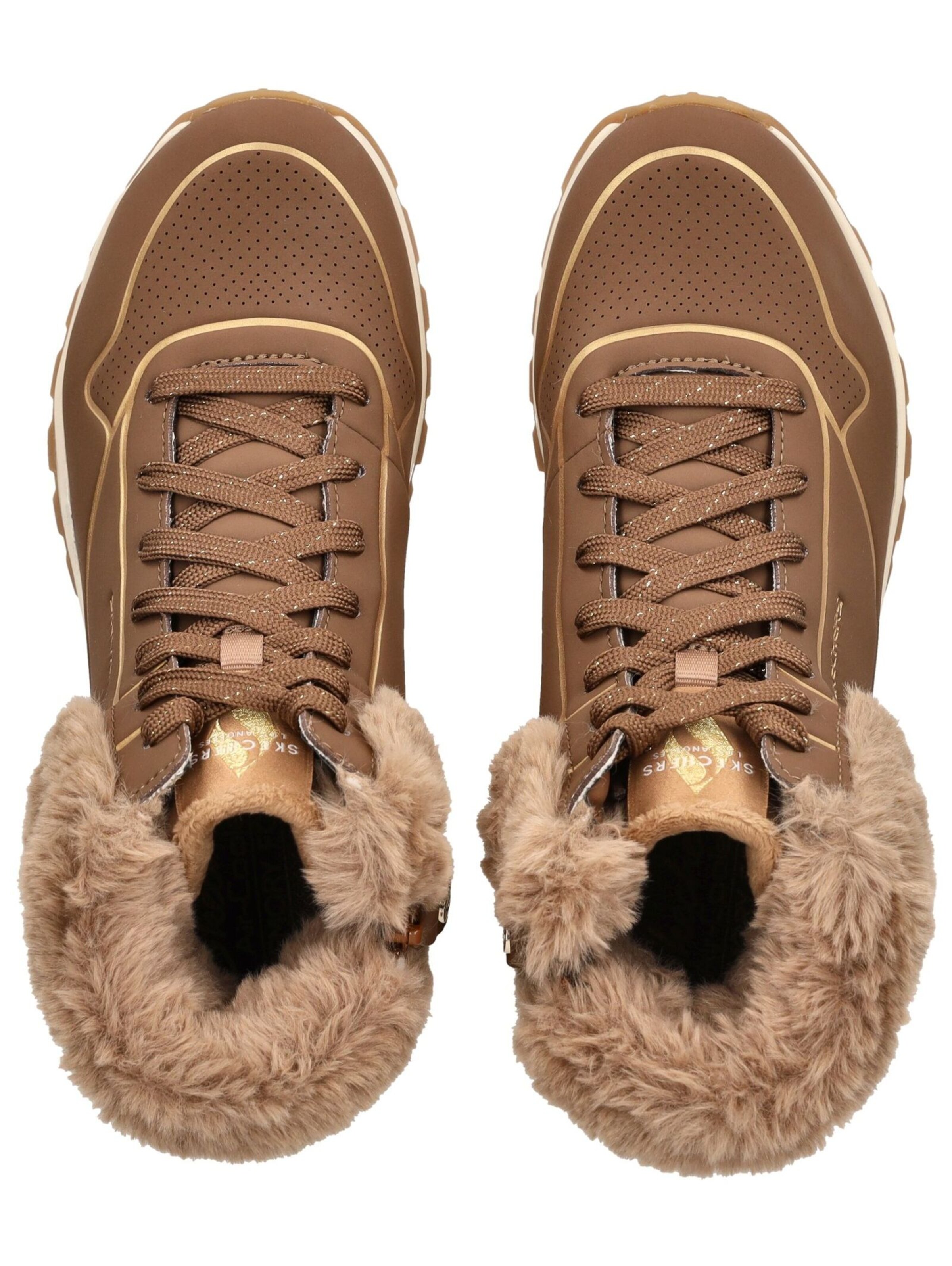 SKECHERS Nauhanilkkurit 'Uno' värissä ruskea